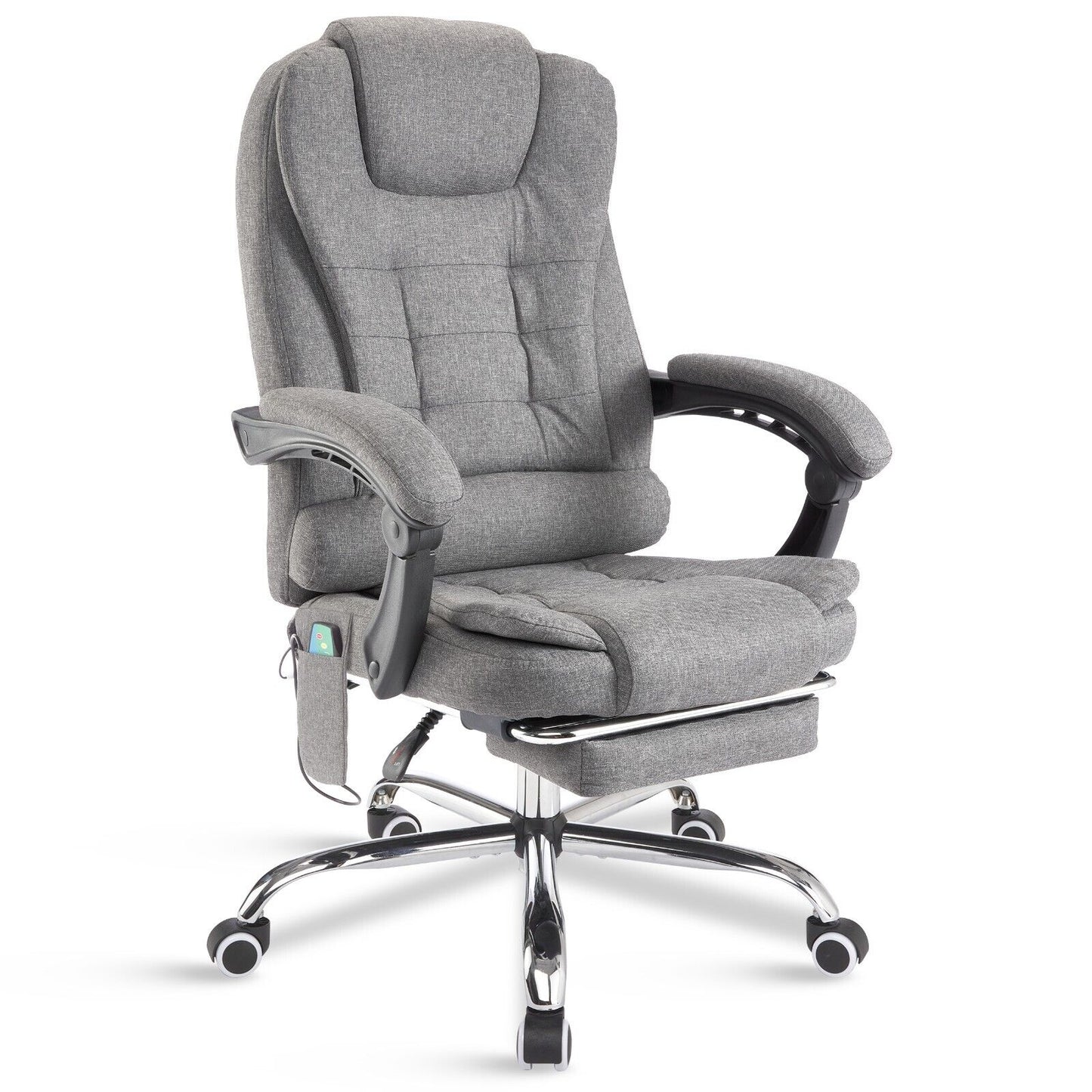 Massage Office Chair Gaming Computer Desk Swivel Recliner Chair Leather Footrest