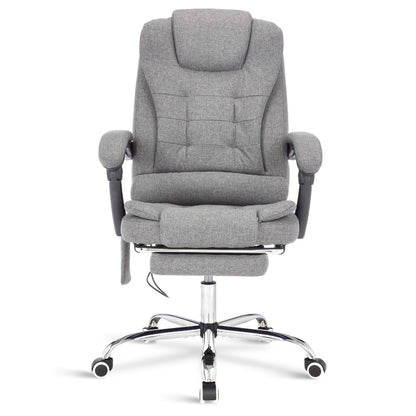 Massage Office Chair Gaming Computer Desk Swivel Recliner Chair Leather Footrest