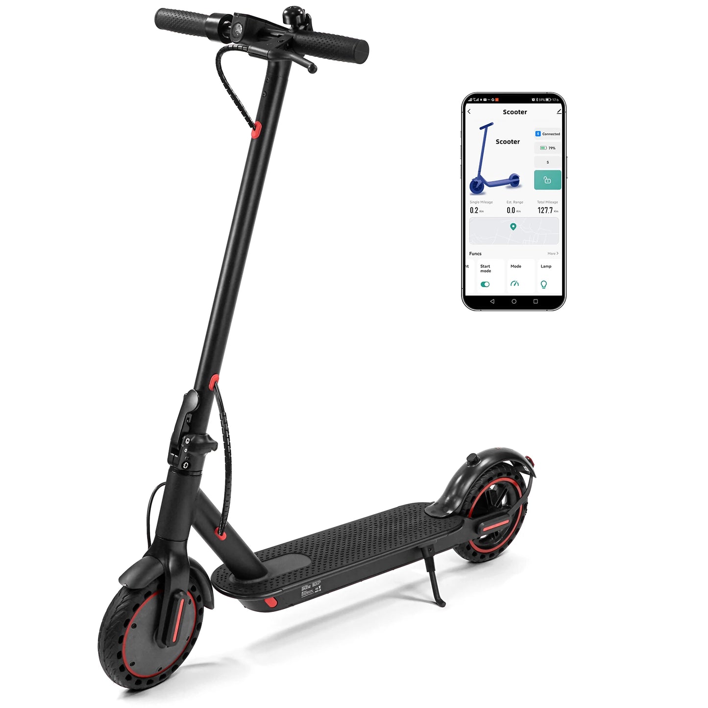 [EU DIRECT] WQ-W4 Pro Electric Scooter 36V 10Ah Battery 350W Motor Recommended Top Speed 25KM/H 8.5Inch Tires 25KM/H Top Speed 25-30KM Max Mileage Range 120KG Max Load Folding E-Scooter