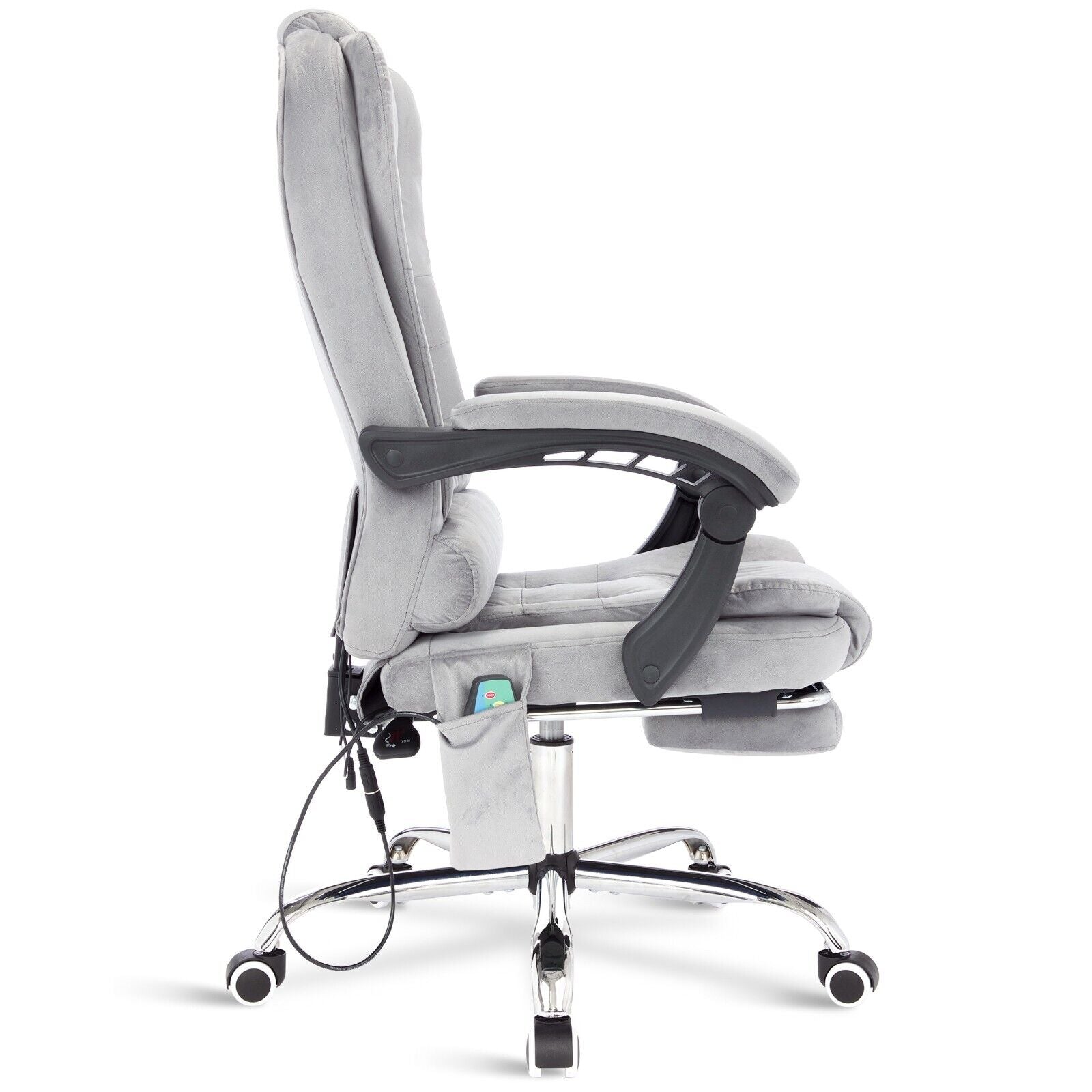 Massage Office Chair Gaming Computer Desk Swivel Recliner Chair Leather Footrest