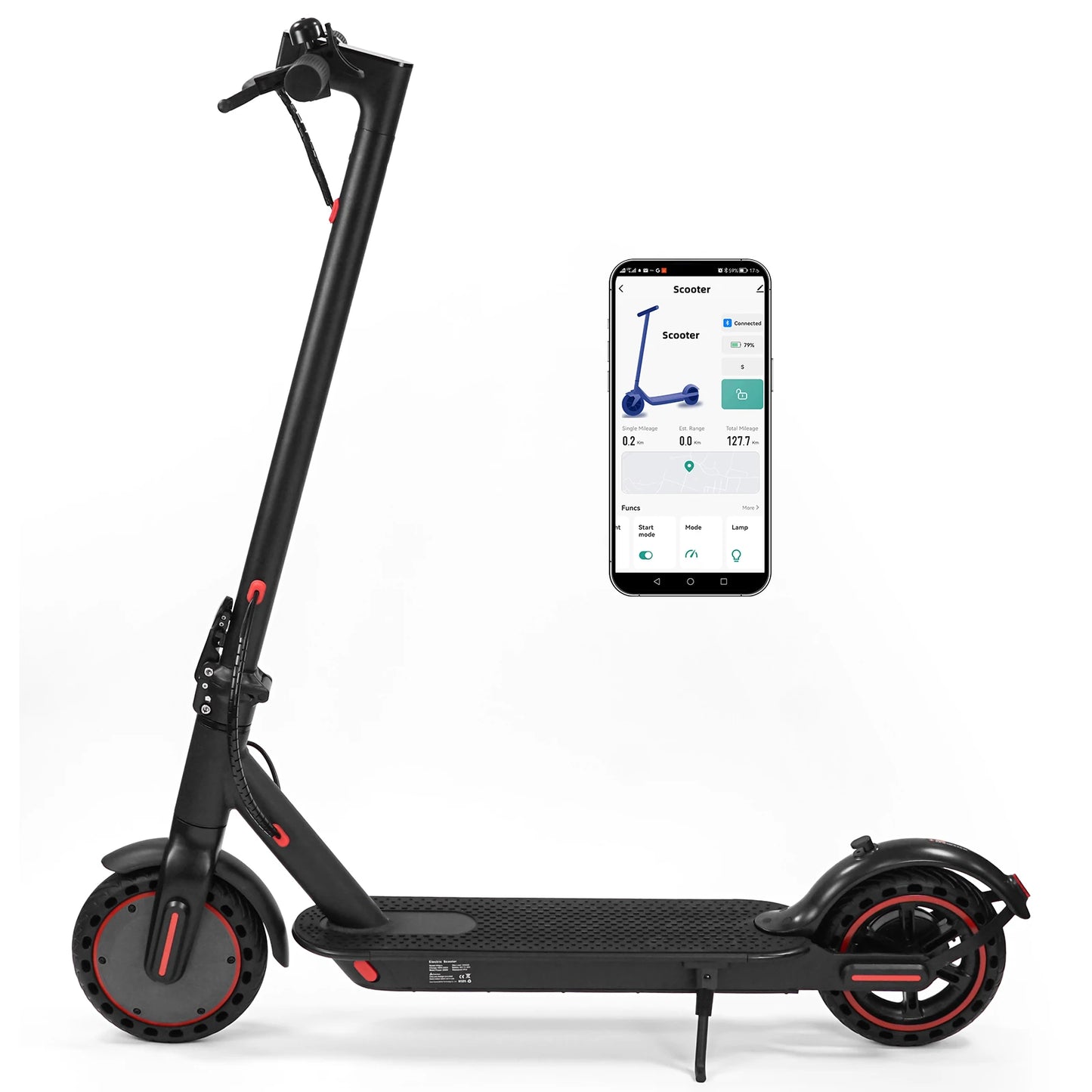 [EU DIRECT] WQ-W4 Pro Electric Scooter 36V 10Ah Battery 350W Motor Recommended Top Speed 25KM/H 8.5Inch Tires 25KM/H Top Speed 25-30KM Max Mileage Range 120KG Max Load Folding E-Scooter
