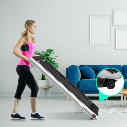 1-12Kph Folding Electric Treadmill with Bluetooth Capability