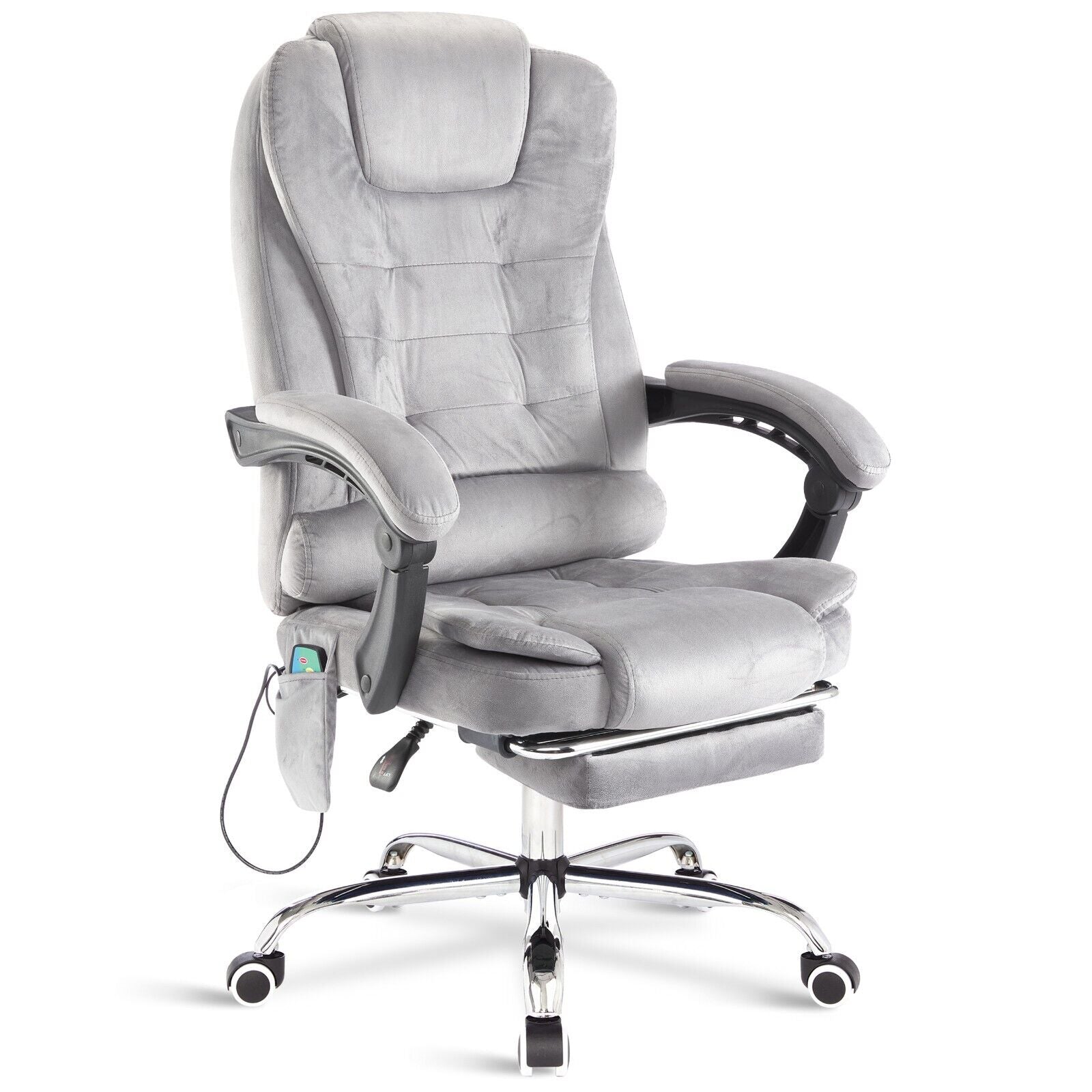 Massage Office Chair Gaming Computer Desk Swivel Recliner Chair Leather Footrest