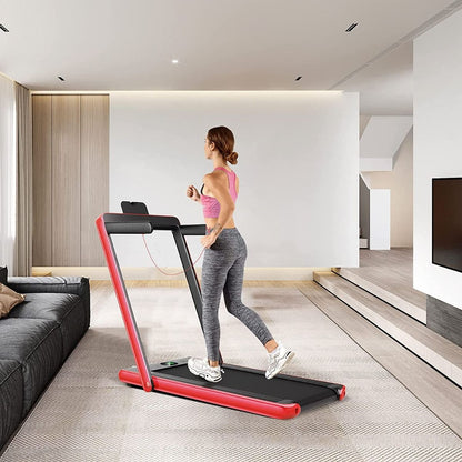 1-12Kph Folding Electric Treadmill with Bluetooth Capability