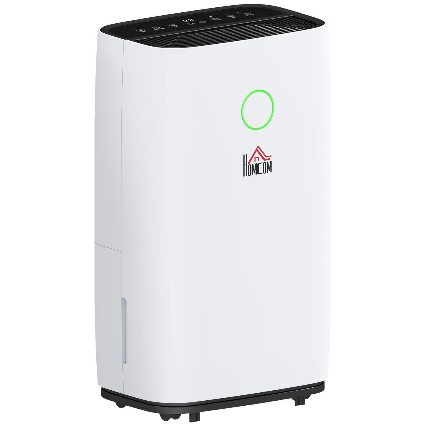 HOMCOM 20L/Day Portable Quiet Dehumidifier for Home, Electric Air De-Humidifier